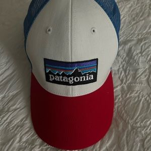 Patagonia Trucker SnapBack 🧢Hat, NWOT, Red, White & Blue with Logo Patch, $25